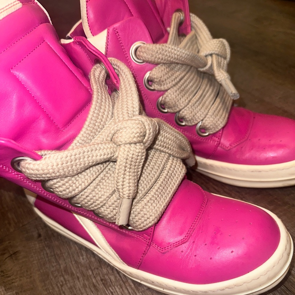 Authentic Rick Owen Geobaskets (Pink) size 8 women’s